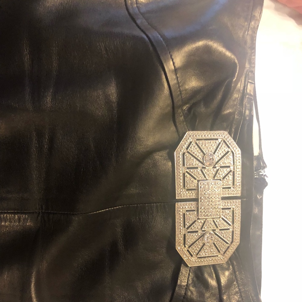 Valentino lamb skin skirt size10